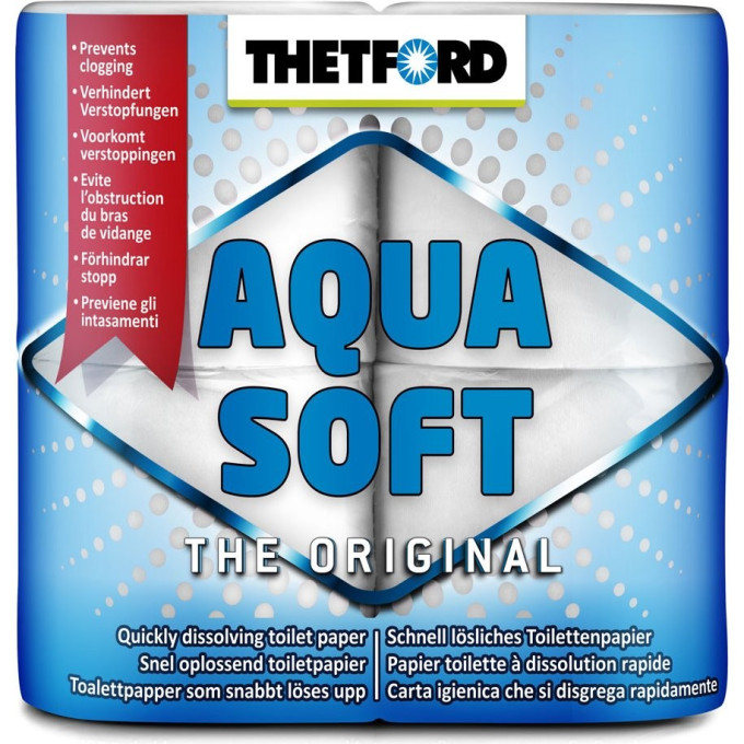 Бумага для биотуалета THETFORD AQUA SOFT (4 шт,растворимая) 202240